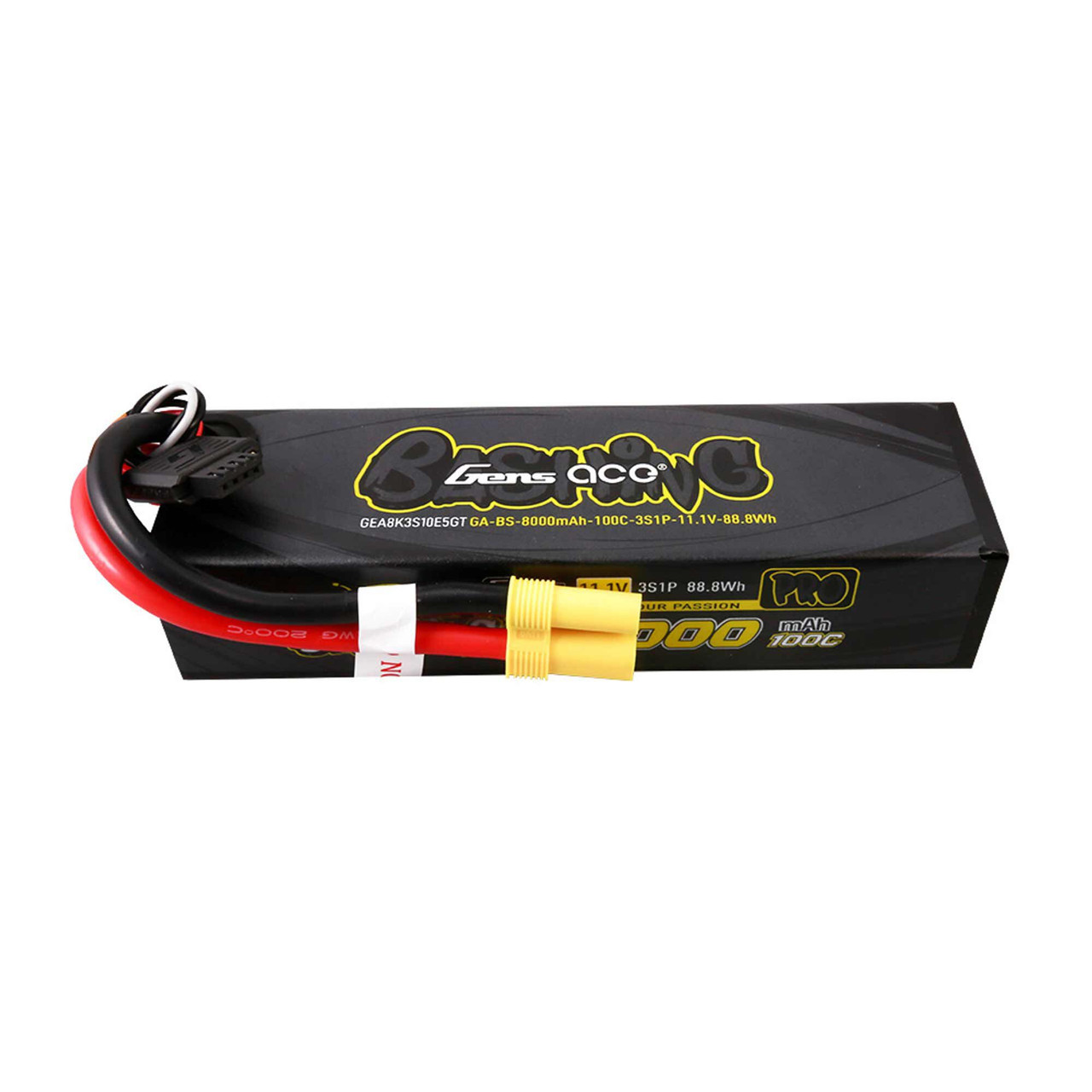 11.1V 8000mAh 3S 100C G-Tech Smart Lipo: EC5 GEA8K3S10E5GT