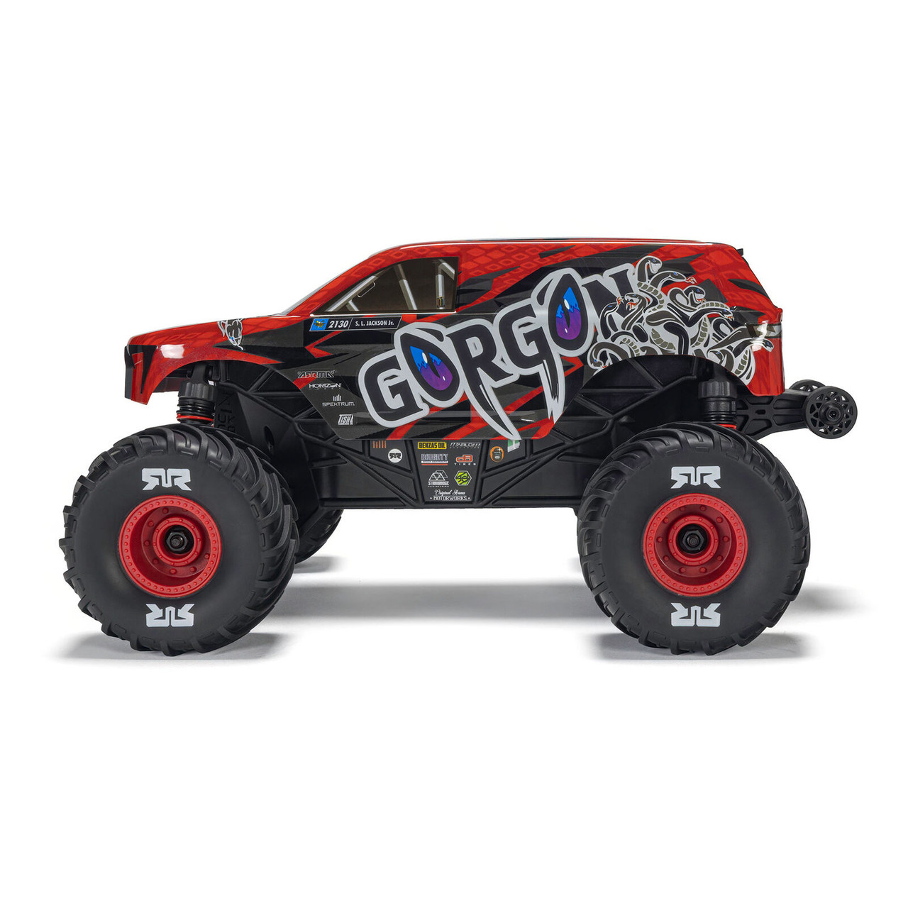 Arrma 1/16 GORGON GROM 4X4 RTR Brushed Monster Truck (Battery & Charger Included), Red Arrma 1/16 GORGON GROM 4X4 RTR Brushed Monster Truck (Battery & Charger Included), Red