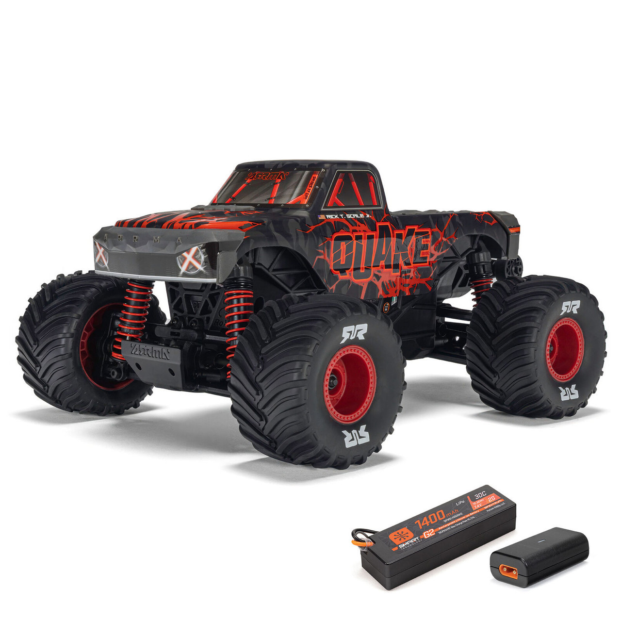 Arrma Arrma 1/16 QUAKE GROM 4X4 RTR Brushed Monster Truck (Battery & Charger Included), Purple ARA2137T3