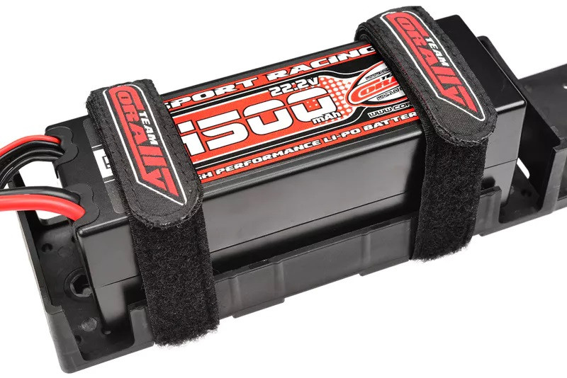 Pro Battery Straps - 300x20mm - Metal Buckle - Silicone