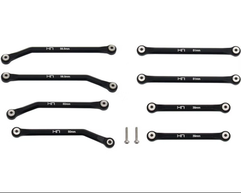 Hot Racing Hot Racing - Aluminum High Clearance 4 Links Set for (133.7mm) SCX 24 HRASXTF133HFJ01