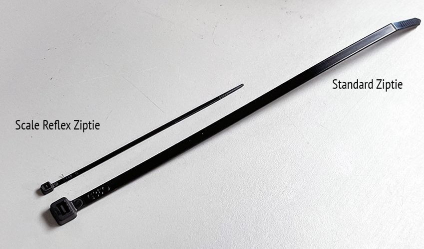 Scale Reflex - Ultra Thin Micro Zip Ties (50pc)