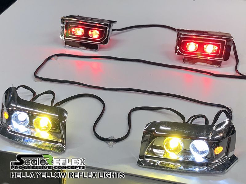 Scale Reflex - Lights HELLA Yellow (10 LED)