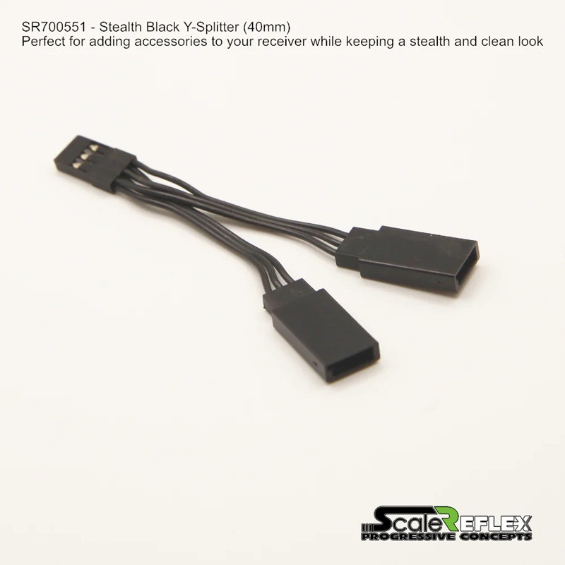 Scale Reflex Scale Reflex - Y Splitter - 40mm All Black SRF700551