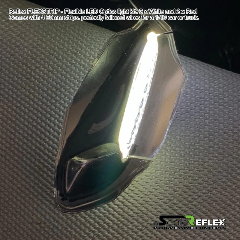 Scale Reflex - Flexstrip - Flexible LED Optics Light kit. 2 x White