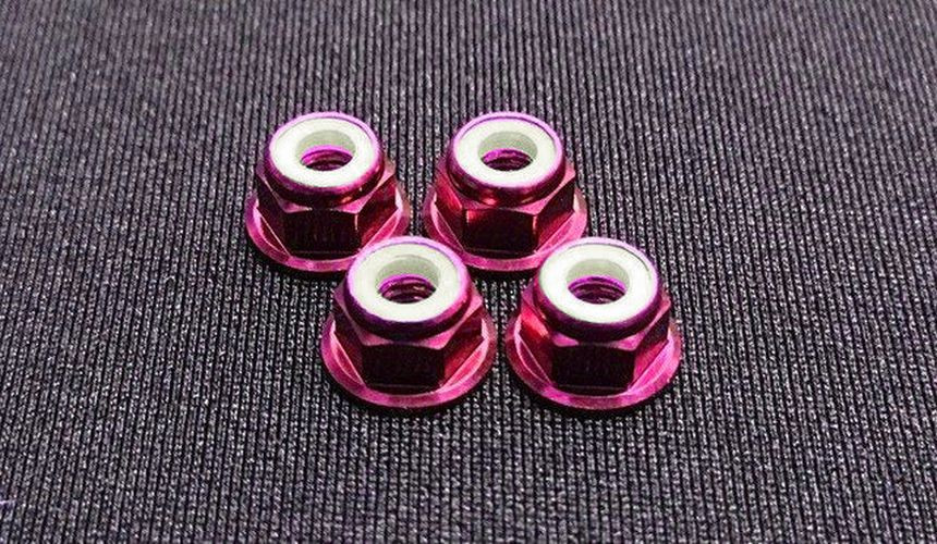 Scale Reflex Scale Reflex - Wheel Nuts Pink 4 Pack SRF815132