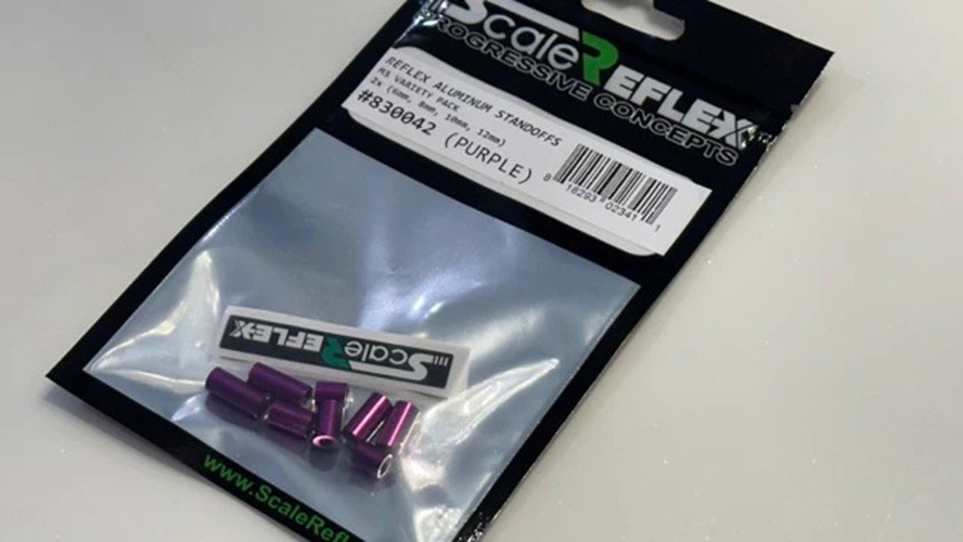 Scale Reflex Scale Reflex - Standoffs - M3 Variety Pack (6/8/10/12mm) - Purple SRF830042