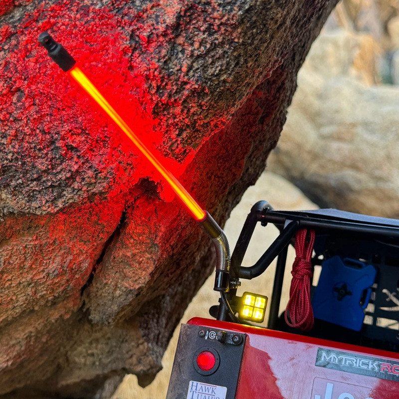 MyTrickRC - TrickWhip2 Light Short Red 12V Bundle (includes MYK-SFRF &