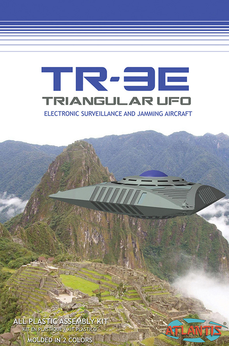 Atlantis Models 5" TR3 UFO with Base Plastic Model Kit AAN1011