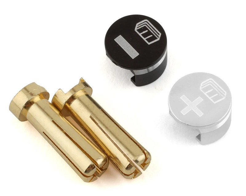 Whitz Racing - Battery Grabs & Bullet Connectors (5MM)(Silver)