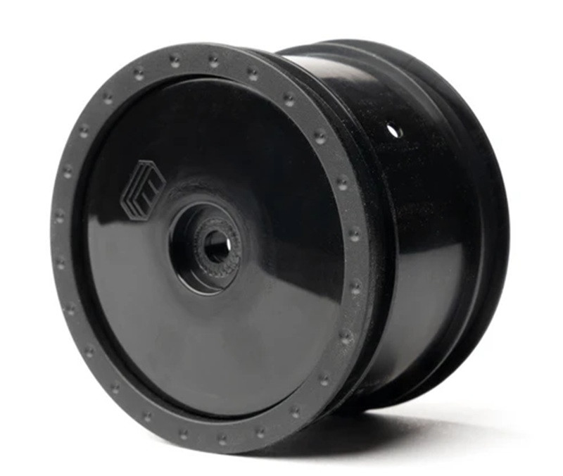 Whitz Racing - 1/10 Whiplash Rear 2.2" 12mm Sprint Car Wheels (2) (Black)