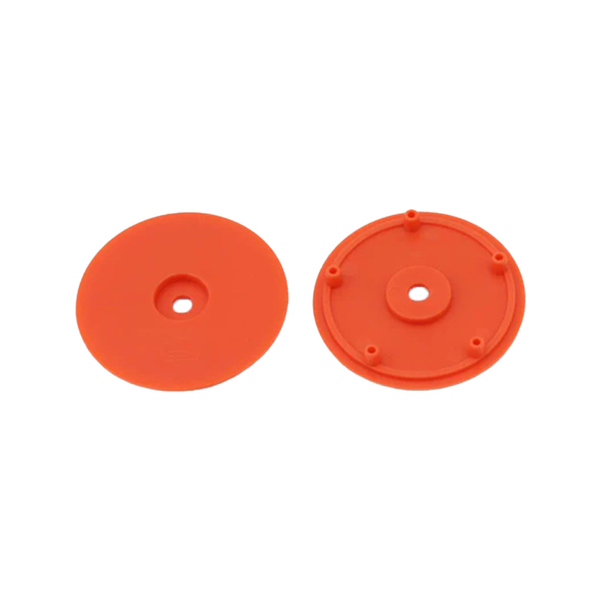 Whitz Racing - 1/10 Whiplash Rear 2.2" 12mm Sprint Car Wheels (2) (Orange)