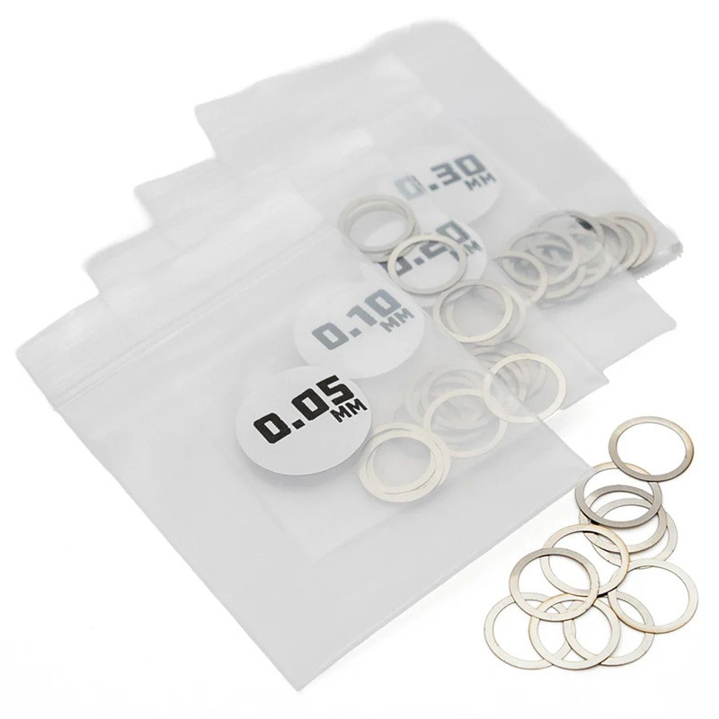 1UP Racing - MicroTune Shims - 10mm ID x 0.05, 0.10, 0.20, 0.30 - 10pcs
