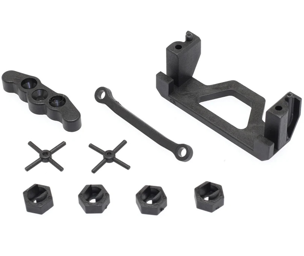 Wheel Hex & Servo Mount (Cross Pin, Rear Lower Mount, ST