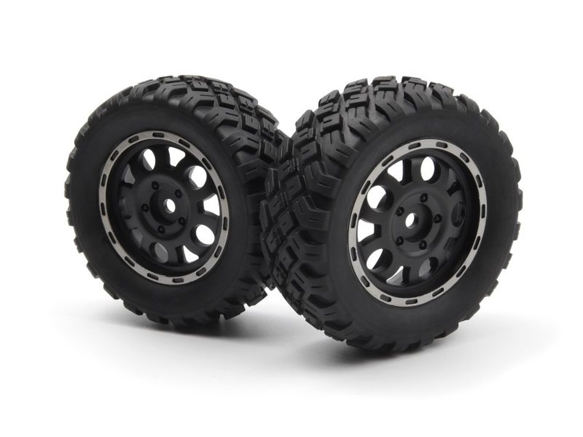 BlackZon - Assembled Wheel & Tyre Set (2pcs)