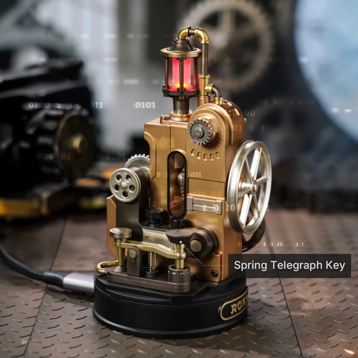 Robotime - Morse Telegraph Mechanical 3D Puzzle