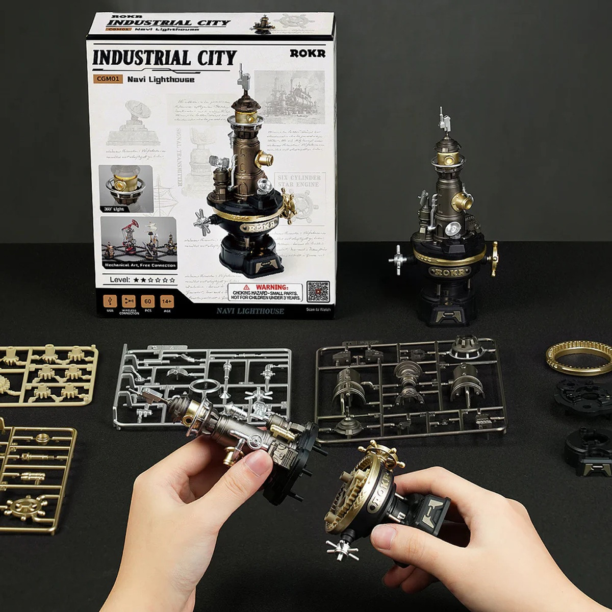 Robotime - Navi Lighthouse Mechanical 3D Puzzle