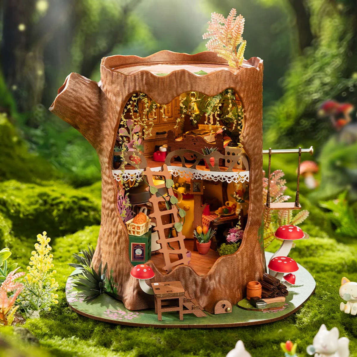 Robotime - Fairytale Tree House DIY Miniature House