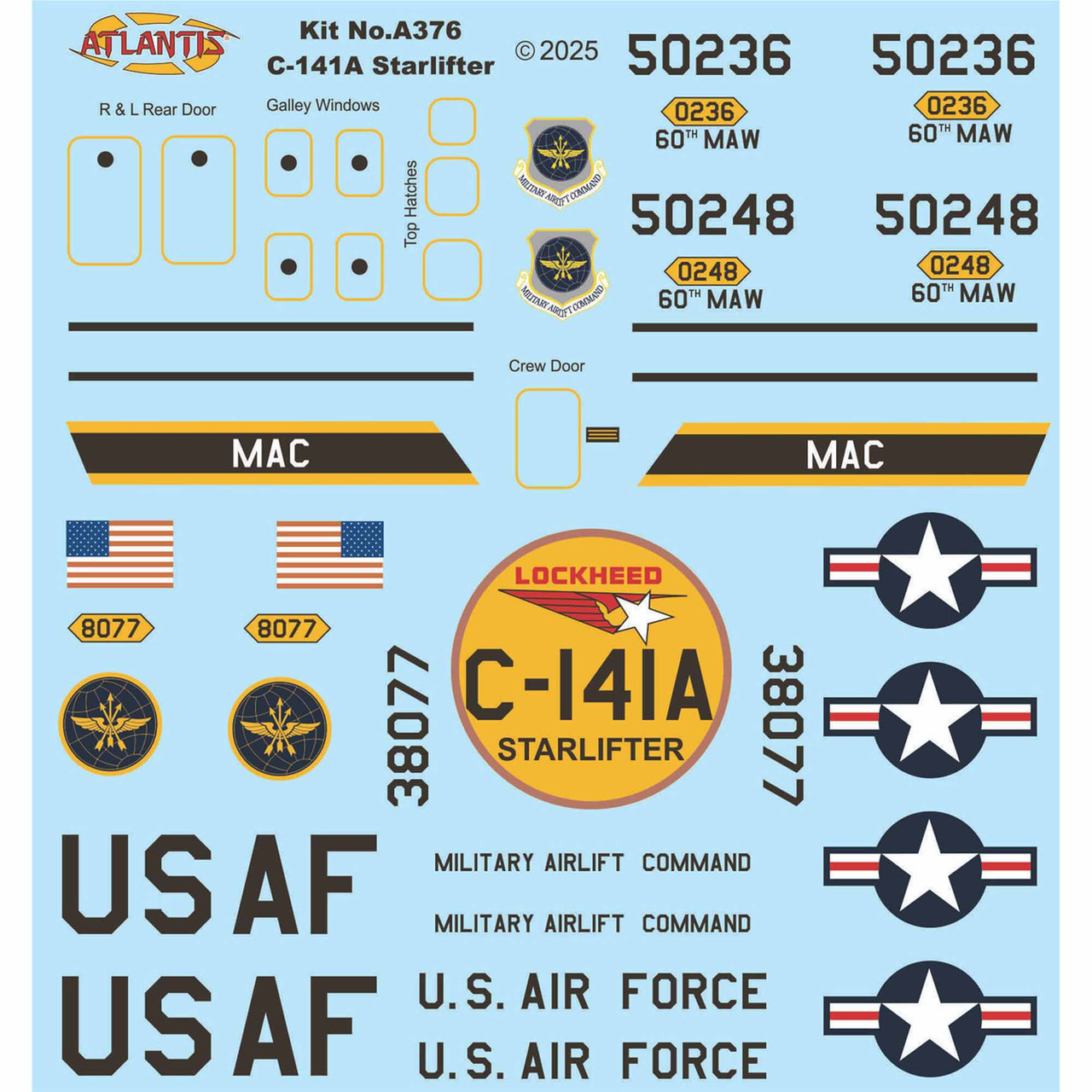 1/108 Lockheed C-141A Starlifter Model Kit