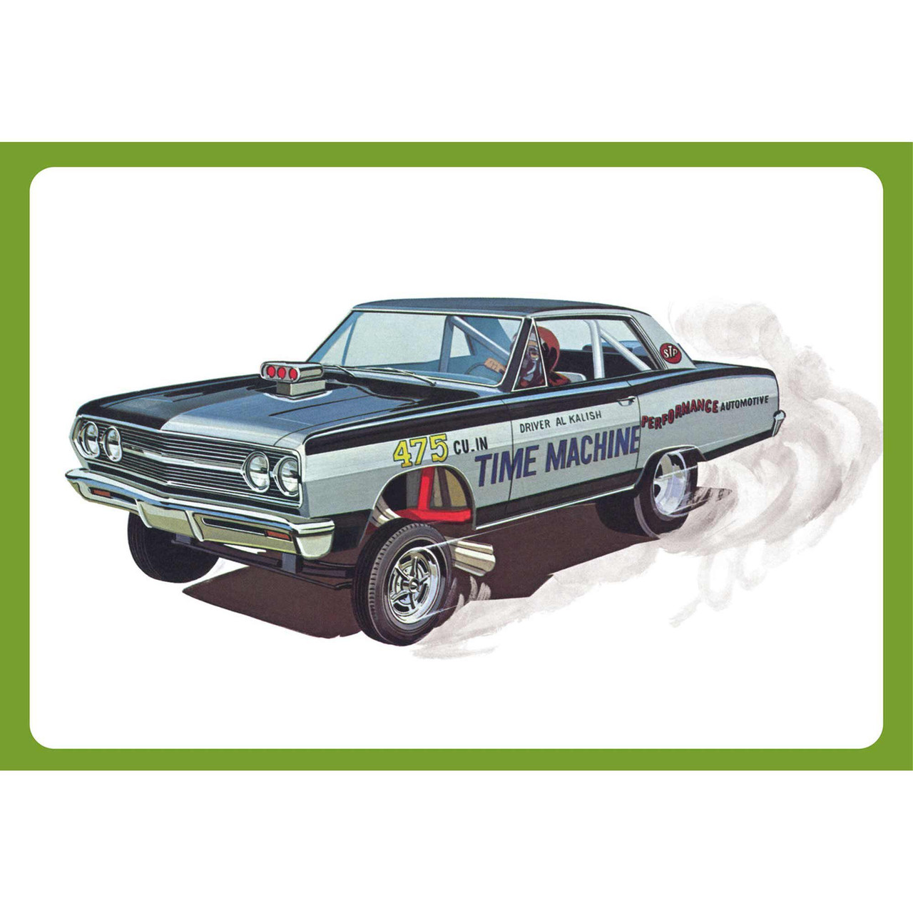 1/25 1965 Chevy Chevelle AWB Time Machine Model Kit