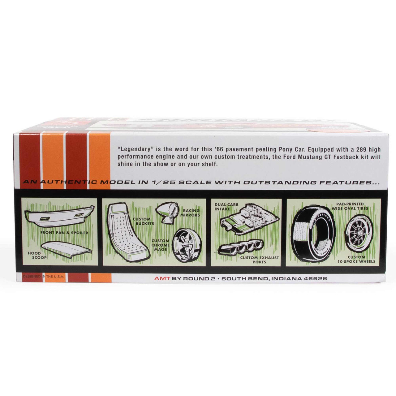 1/25 1966 Ford Mustang Fastback 2+2 Model Kit