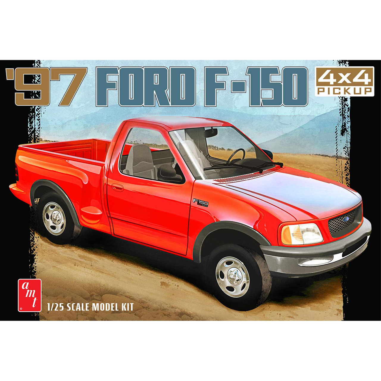 1/25 1997 Ford F-150 4x4 Pickup Model Kit