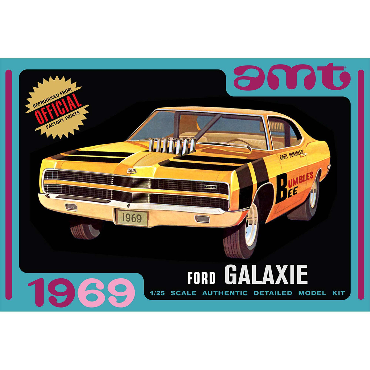 1/25 1969 Ford Galaxie Hardtop Model Kit