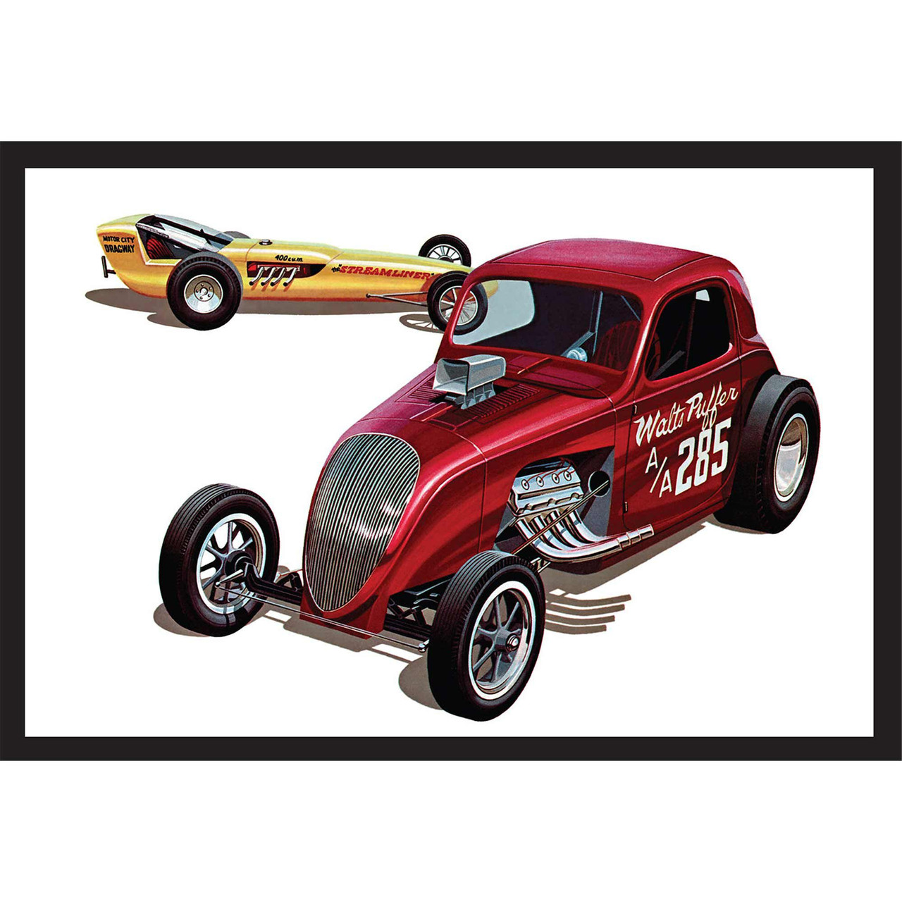 1/25 Fiat Double Dragster Model Kit