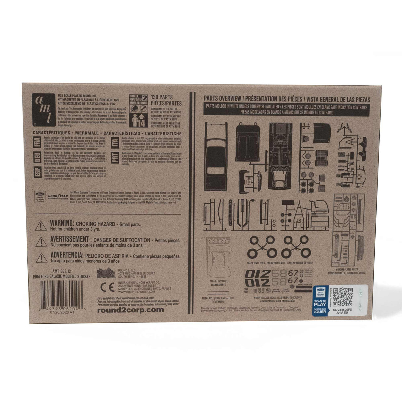 1/25 1964 Ford Galaxie Modified Stocker Model Kit