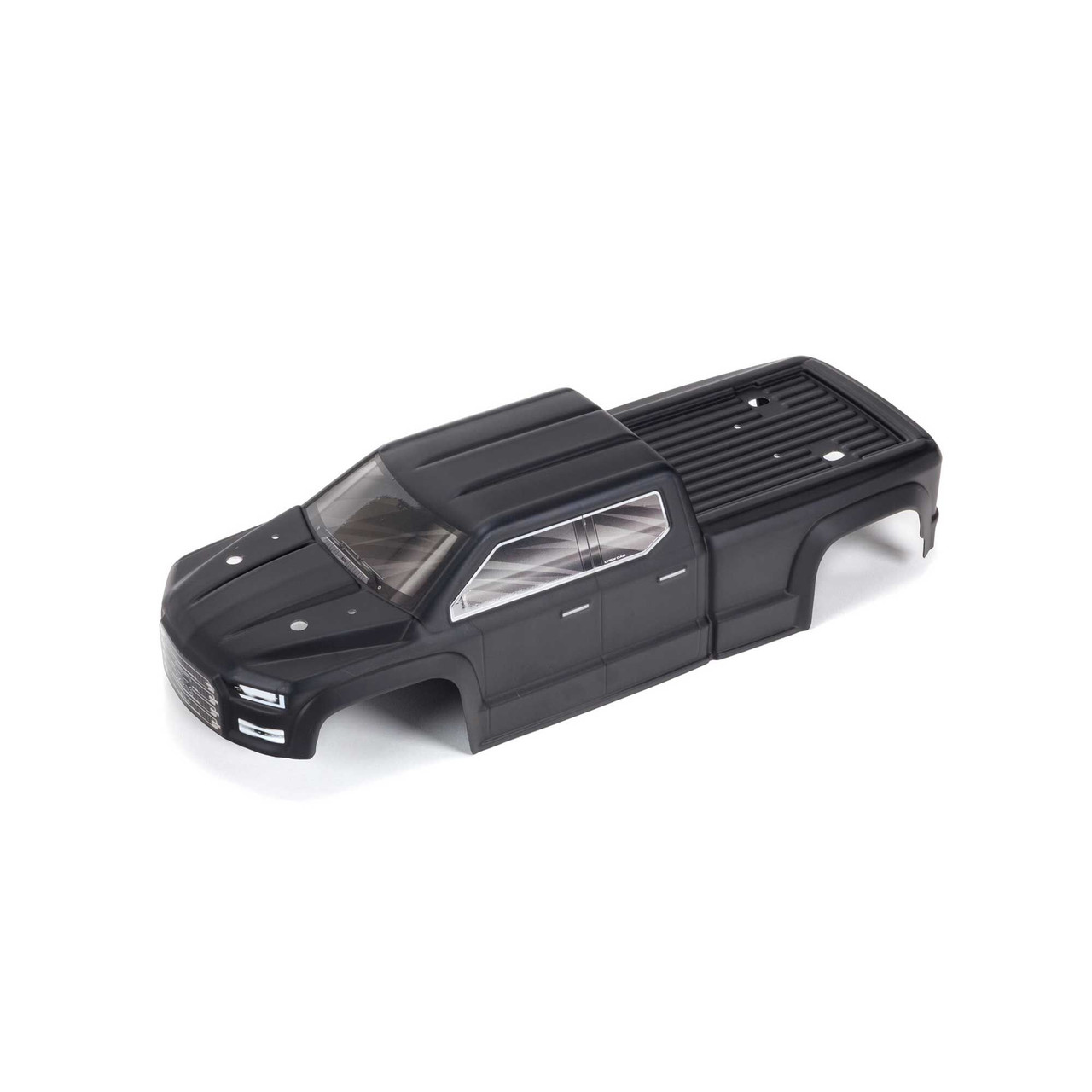 1/10 Painted Body, Black: BIG ROCK CREW CAB 4X4 BLX