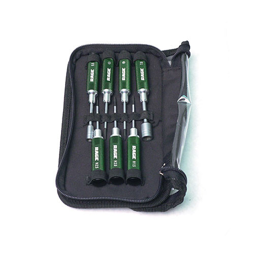Rage R/C - Compact 7 Piece Machined Tool Set with Case
