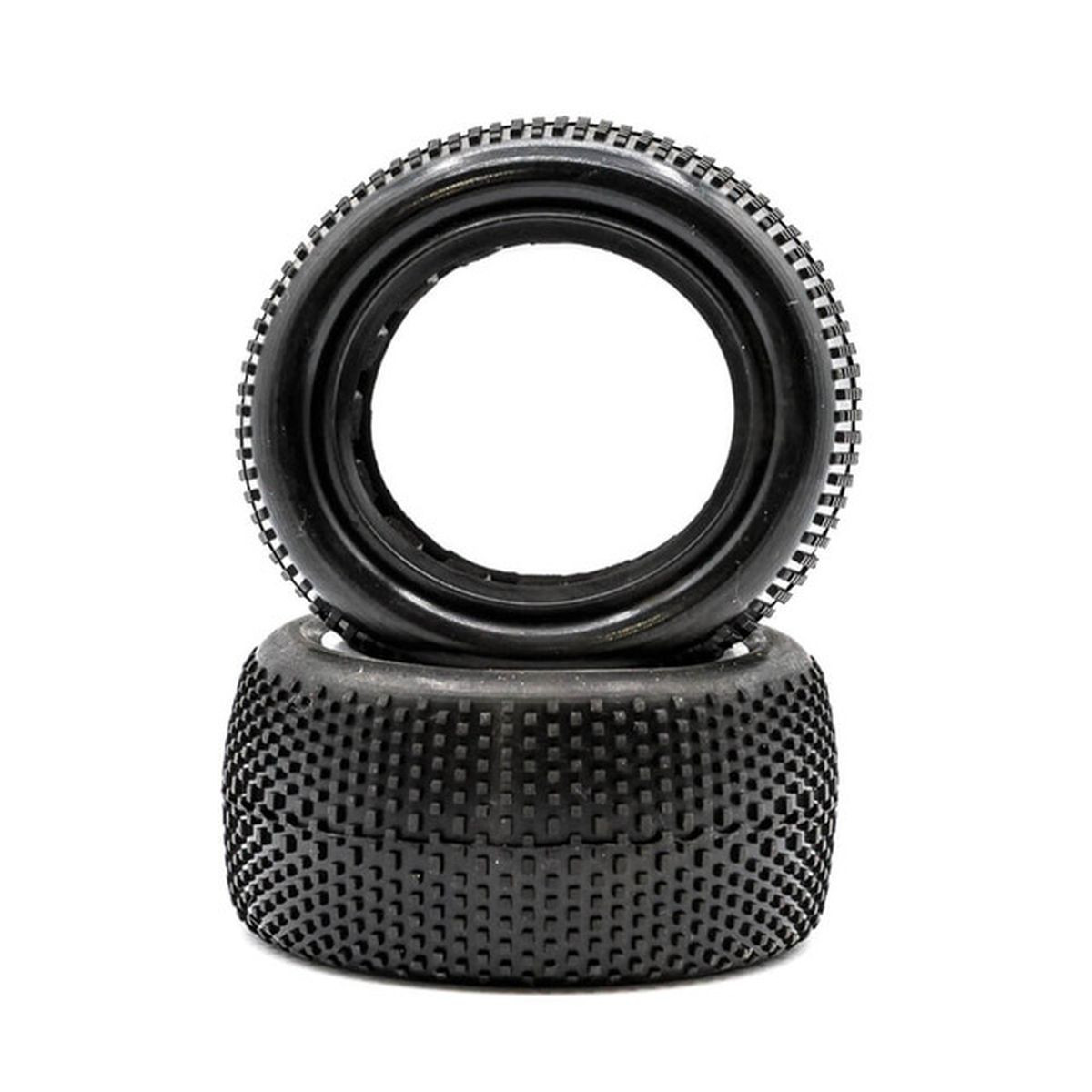 Raw Speed - Super Mini - 1/10th Rear Buggy Tires w/Black Inserts (1 Pair)