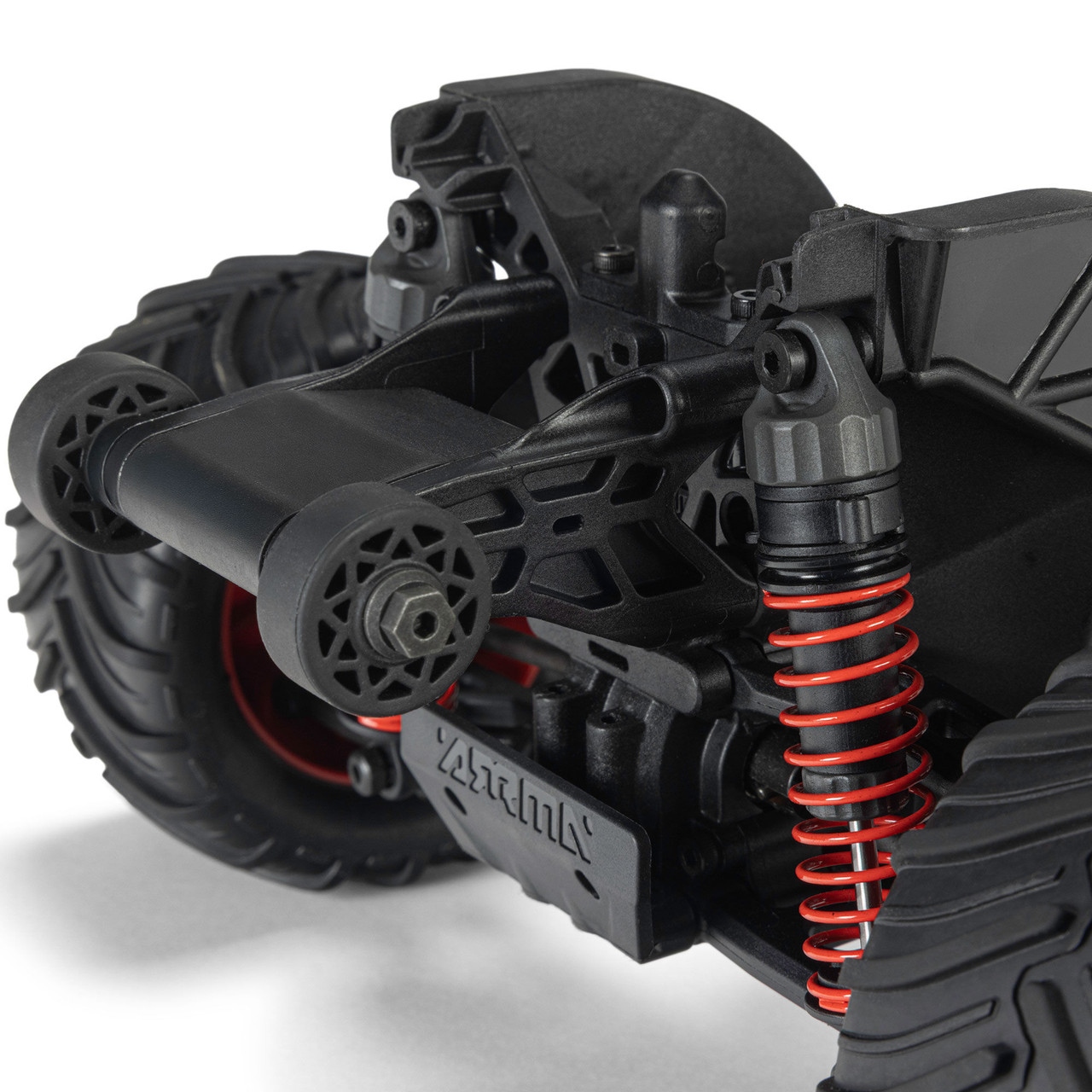 1/16 QUAKE GROM 4X4 RTR Brushed Monster Truck (Battery & Charger Included), Red