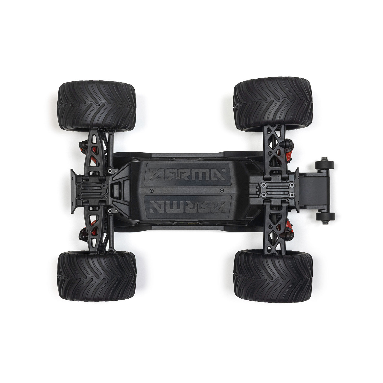 1/16 QUAKE GROM 4X4 RTR Brushed Monster Truck (Battery & Charger Included), Red