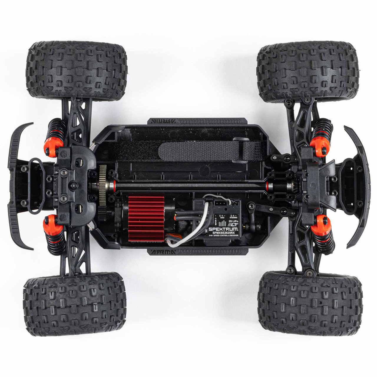 1/18 GRANITE GROM 4X4 RTR Brushed Monster Truck (Battery & Charger Included), Red