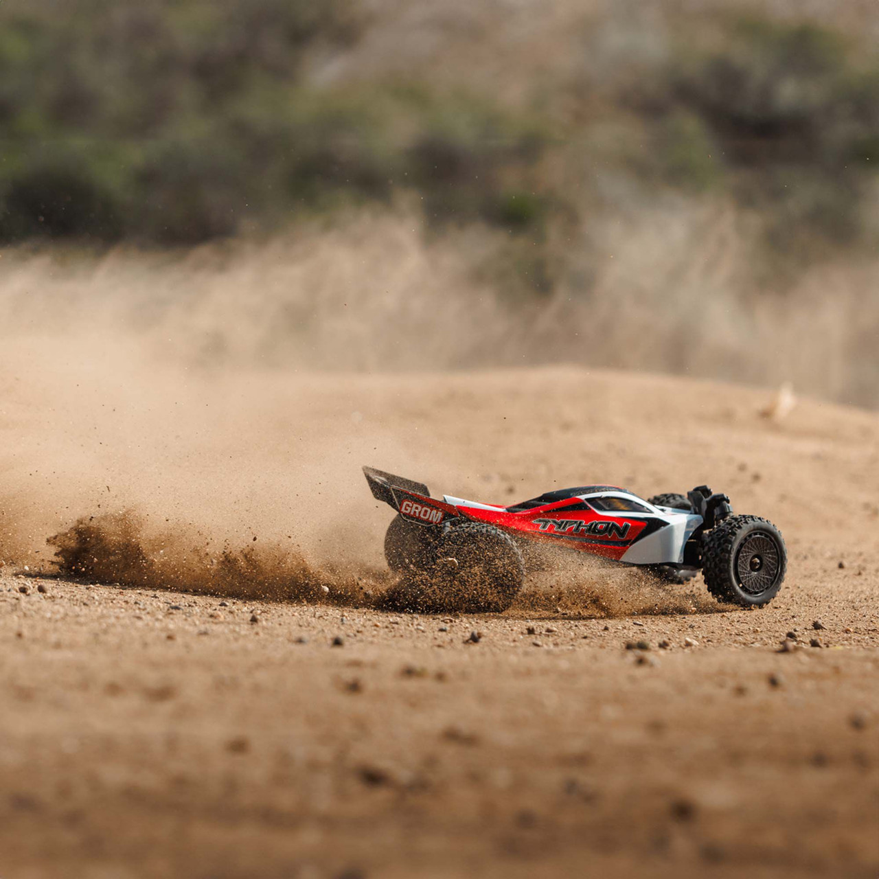 1/14 TYPHON GROM 4X4 RTR Brushed Buggy (Battery & Charger Included), Red/White