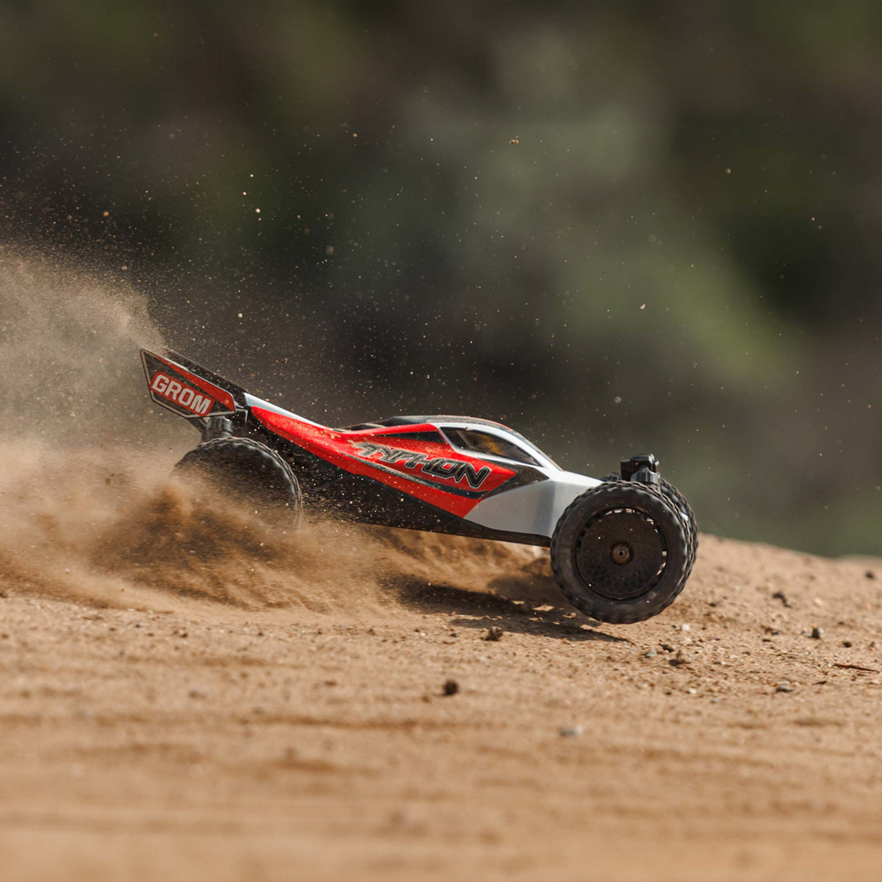 1/14 TYPHON GROM 4X4 RTR Brushed Buggy (Battery & Charger Included), Red/White