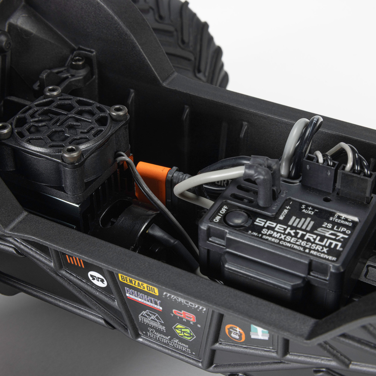 1/16 QUAKE GROM 4X4 RTR Brushed Monster Truck (Battery & Charger Included), Red