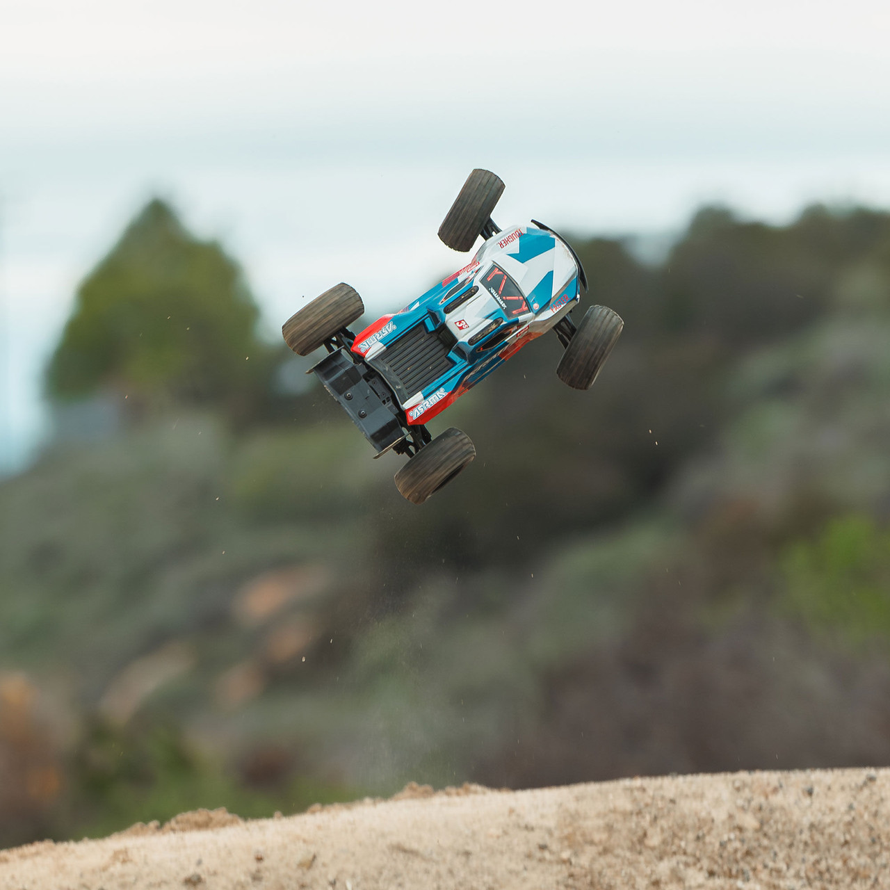 1/16 MINI KRATON 3S DSC 4X4 RTR Brushless Speed Truck (Battery & Charger Included), Red/Blue