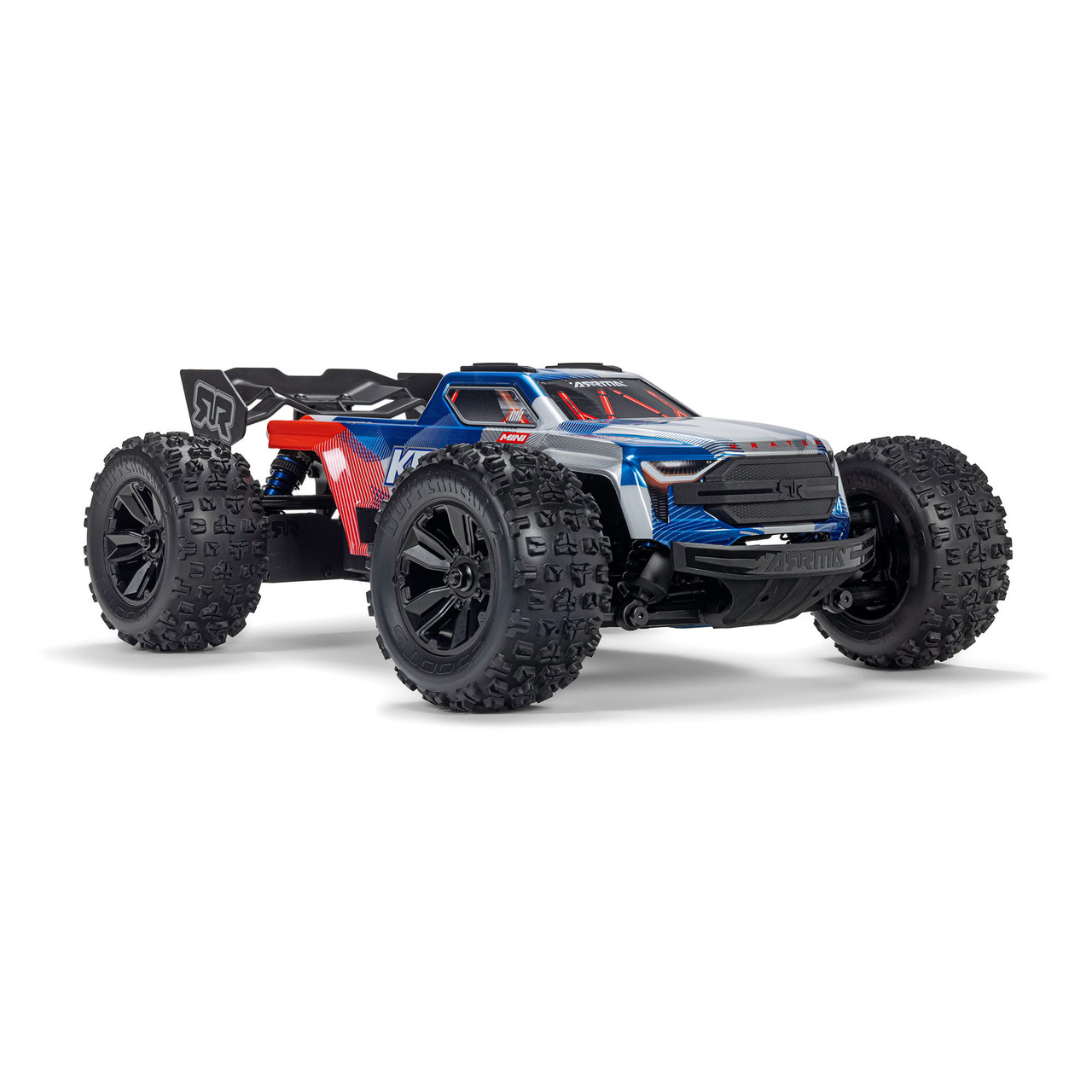 1/16 MINI KRATON 3S DSC 4X4 RTR Brushless Speed Truck (Battery & Charger Included), Red/Blue