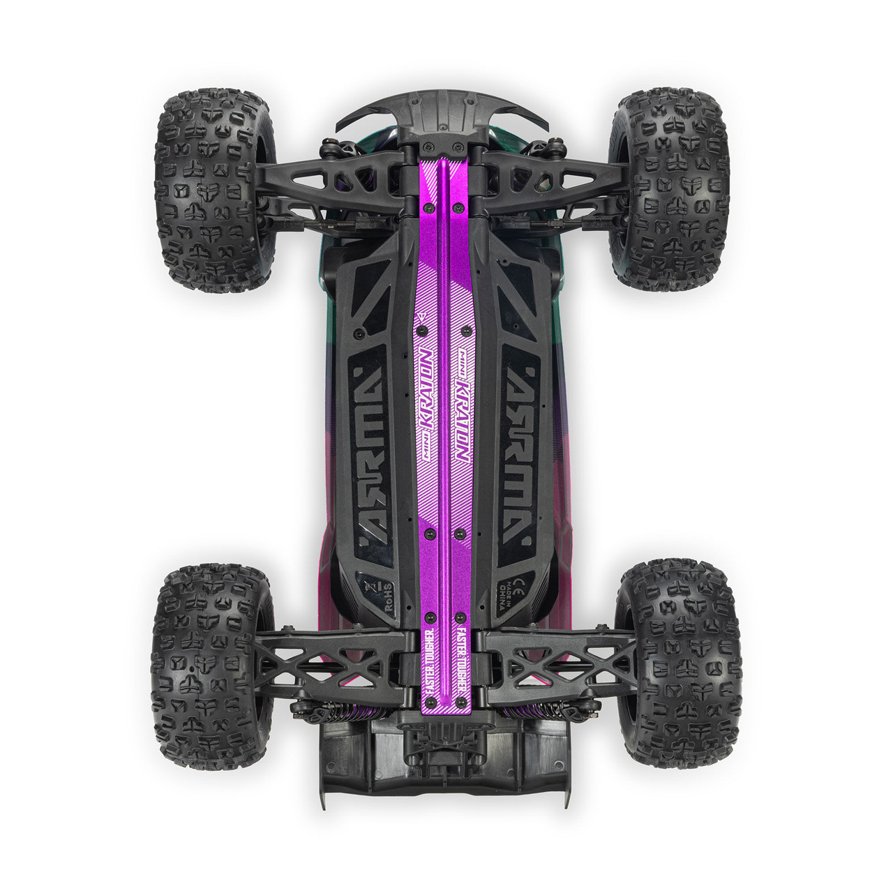 1/16 MINI KRATON 3S DSC 4X4 RTR Brushless Speed Truck (Battery & Charger Included), Teal/Pink
