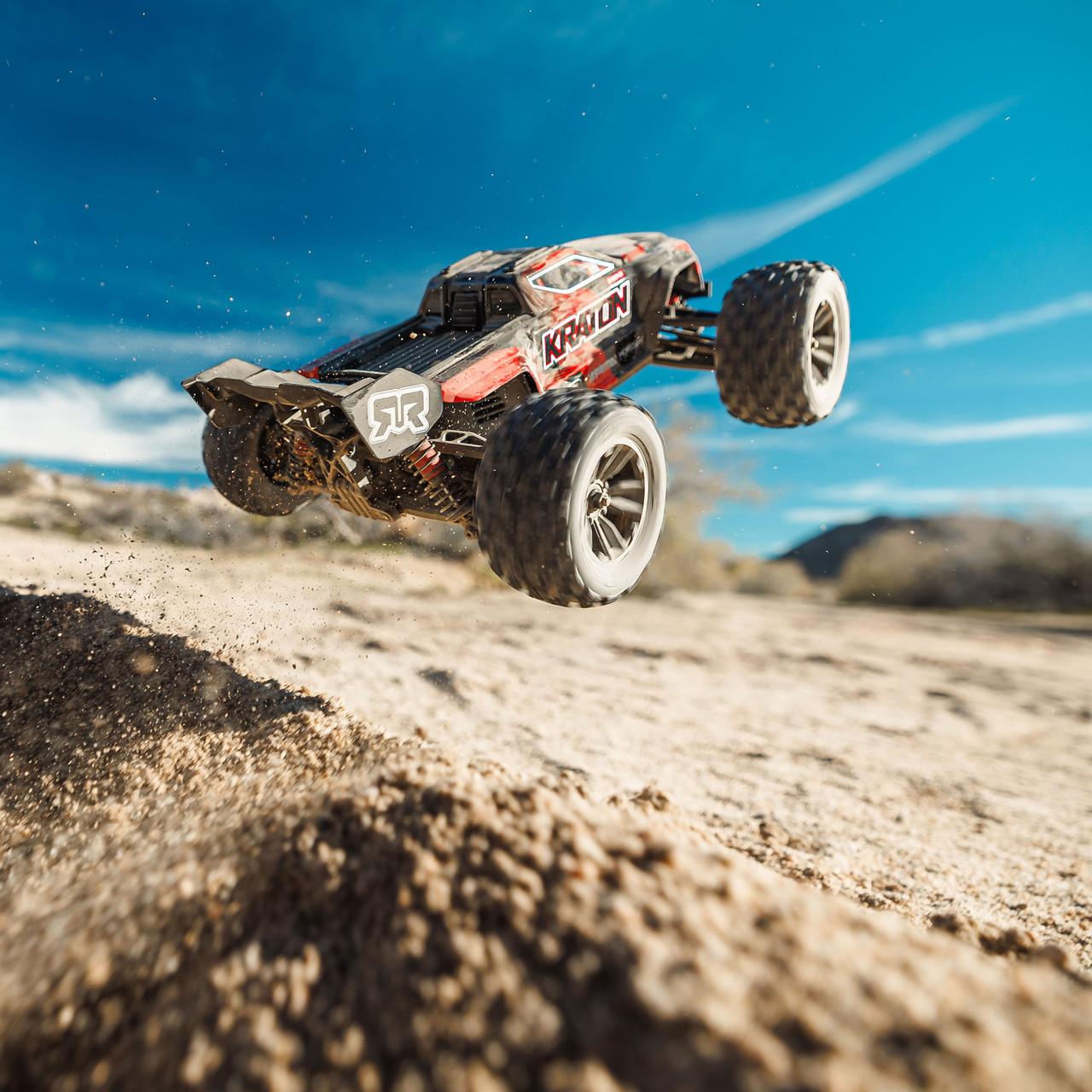 1/16 MINI KRATON 3S DSC 4X4 RTR Brushless Speed Truck, Black/Red
