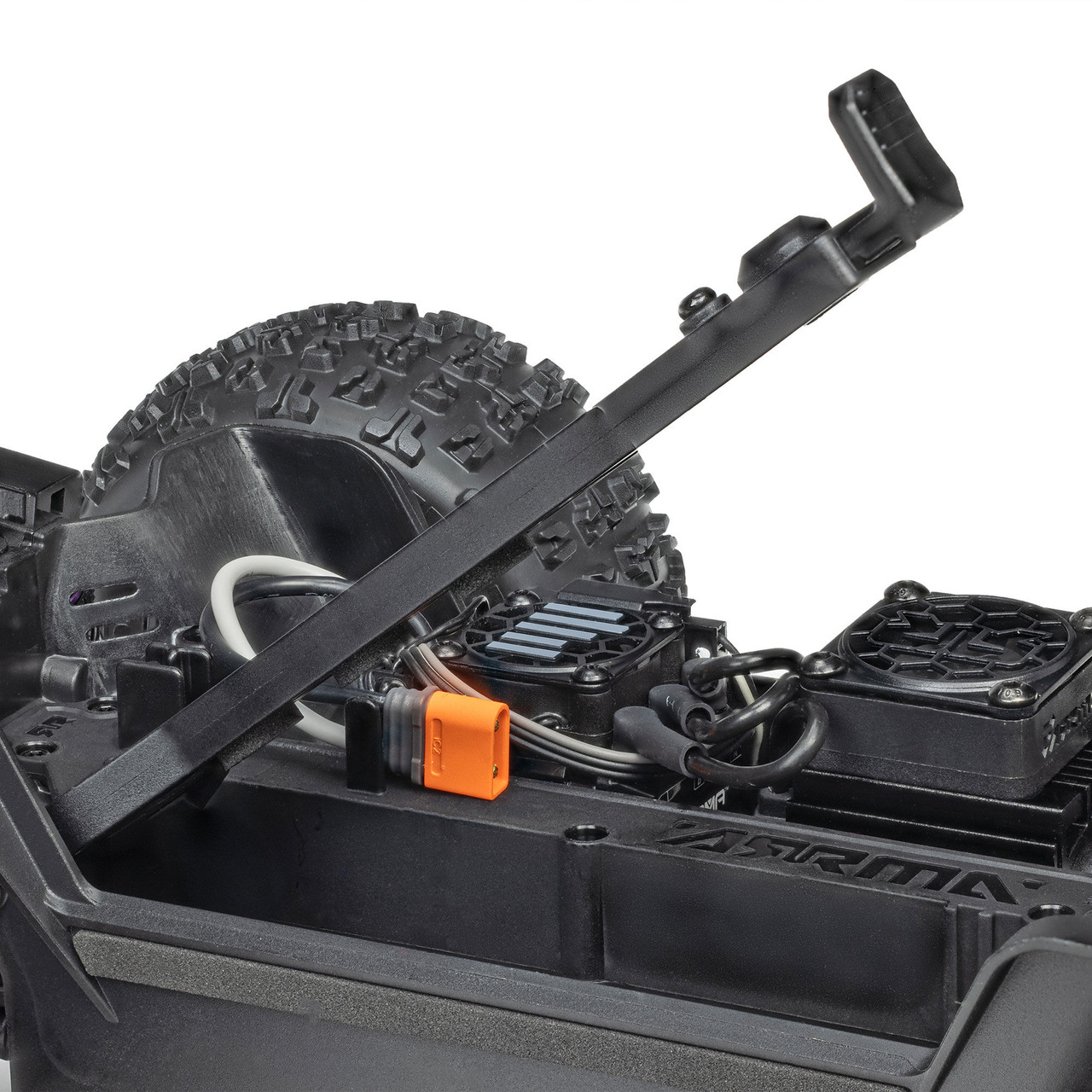 1/16 MINI KRATON 3S DSC 4X4 RTR Brushless Speed Truck, Black/Red