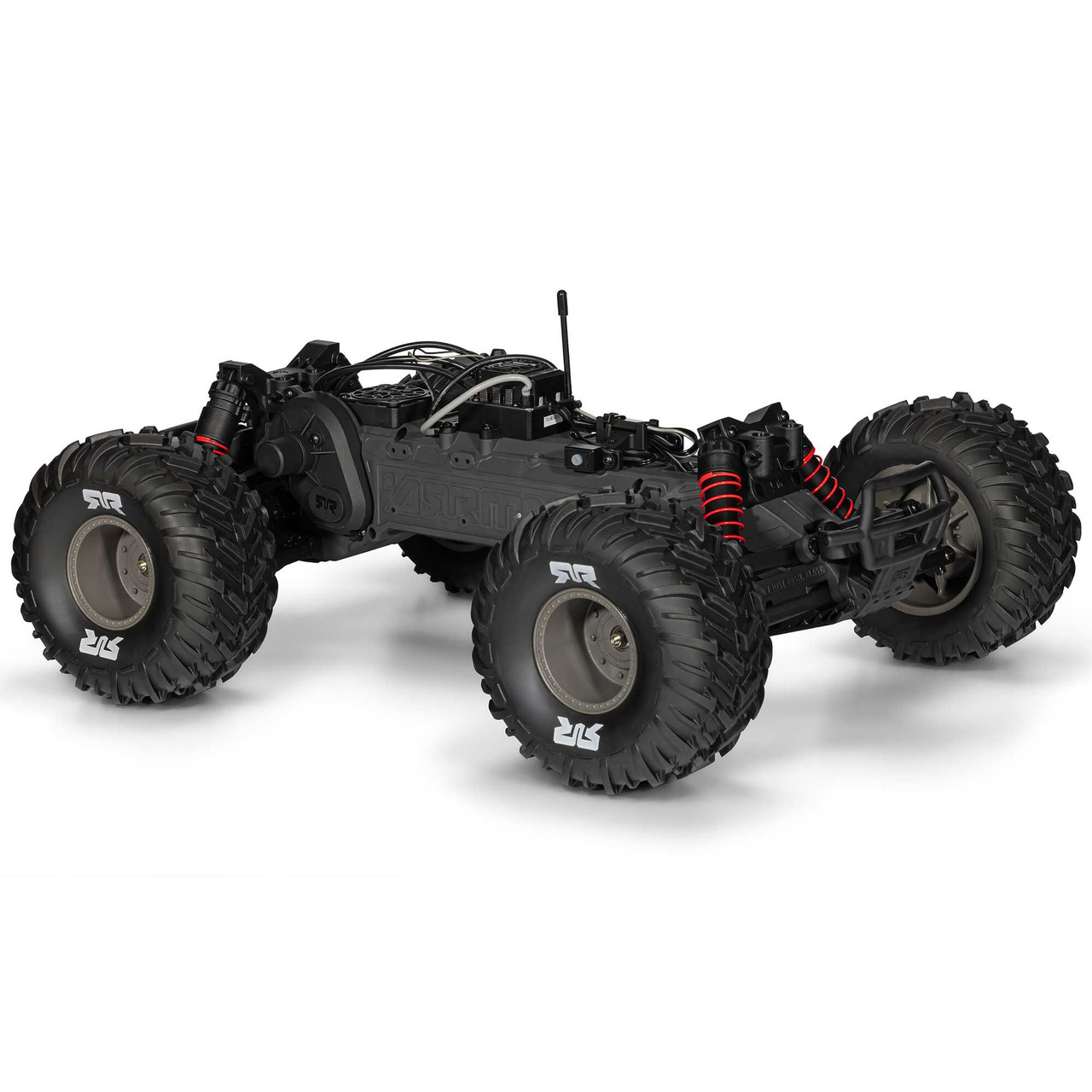 1/10 GORGON 223S 2WD RTR Brushless Monster Truck, Red/Black