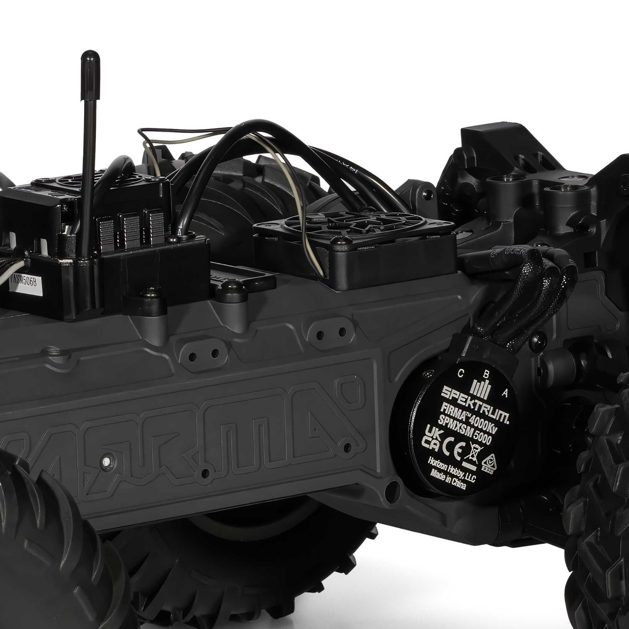 1/10 GORGON 223S 2WD RTR Brushless Monster Truck, Red/Black