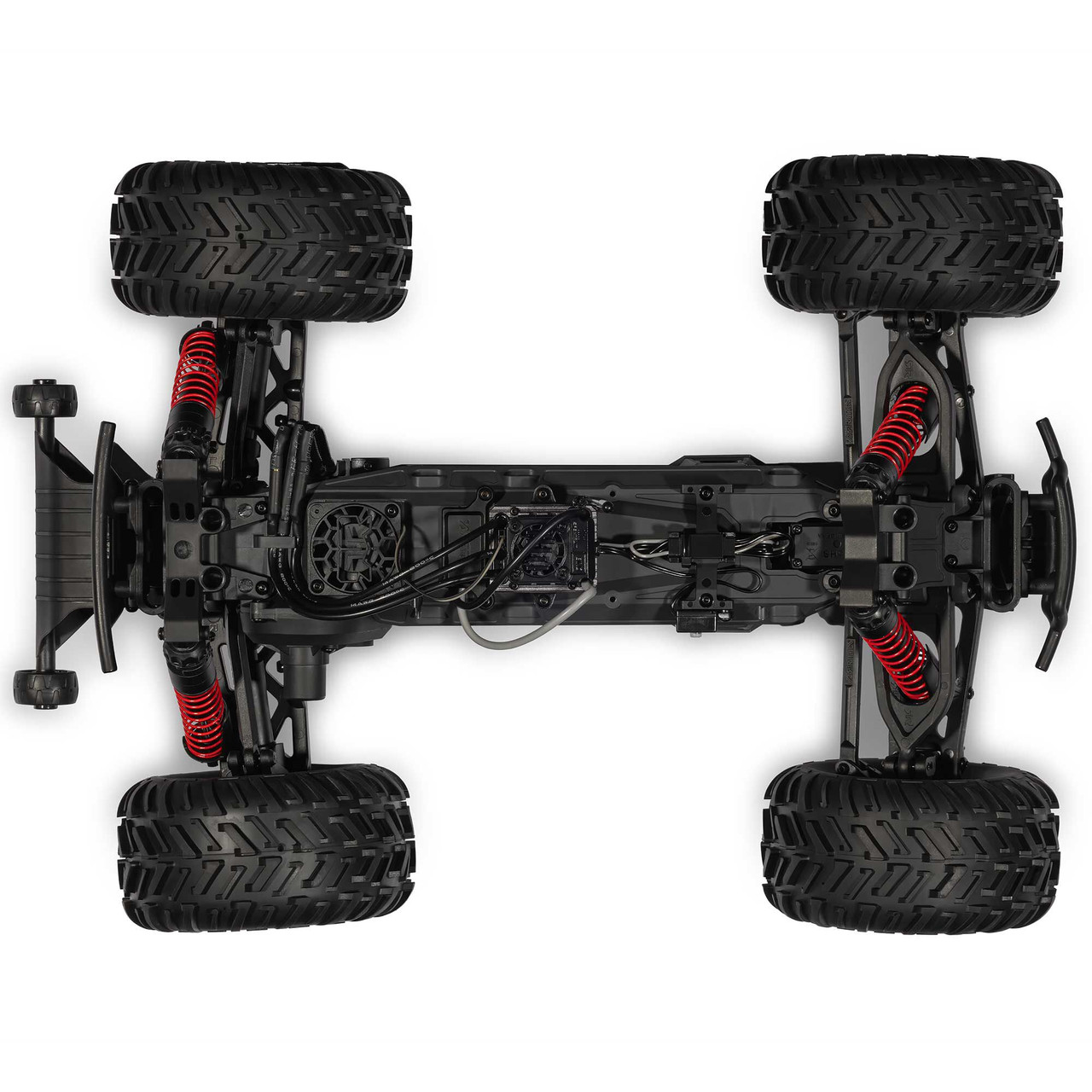 1/10 GORGON 223S 2WD RTR Brushless Monster Truck, Red/Black