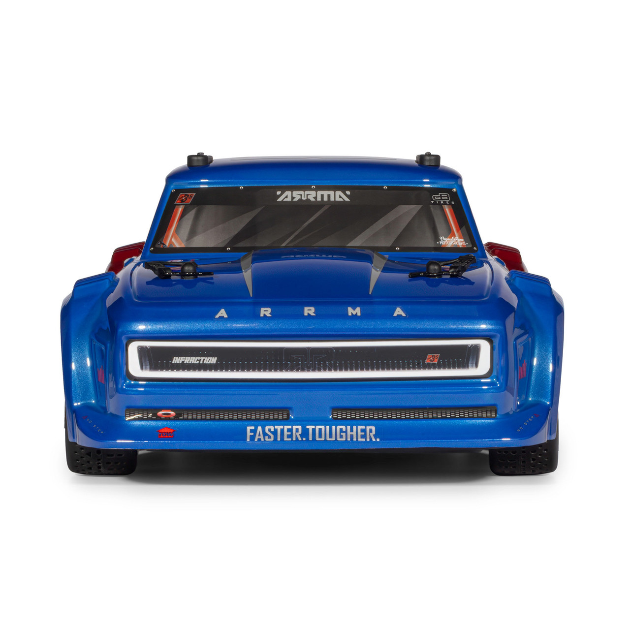 1/8 INFRACTION 223S DSC 4X4 RTR Brushless All-Road Street Bash Truck, Blue/Red