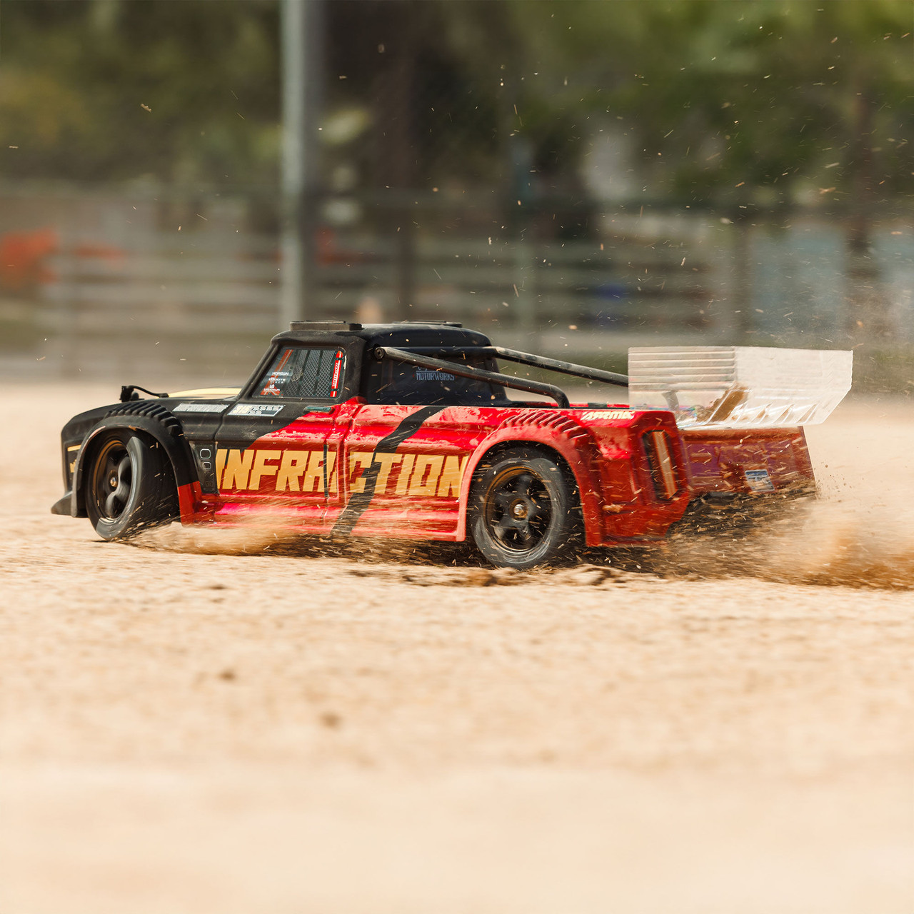 1/8 INFRACTION 223S DSC 4X4 RTR Brushless All-Road Street Bash Truck, Black/Red