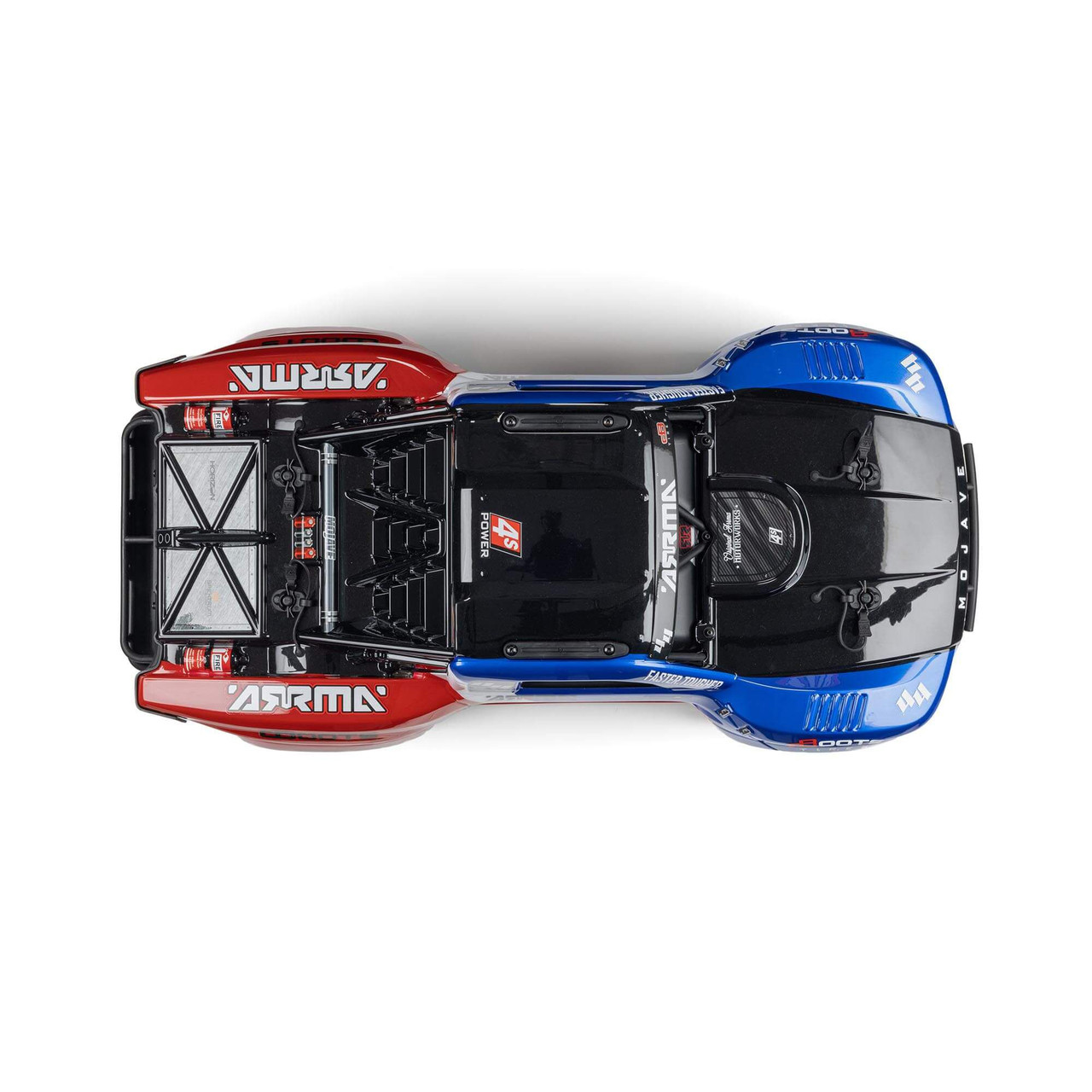 1/8 MOJAVE 4S 4X4 RTR Brushless Desert Truck, Blue/Red