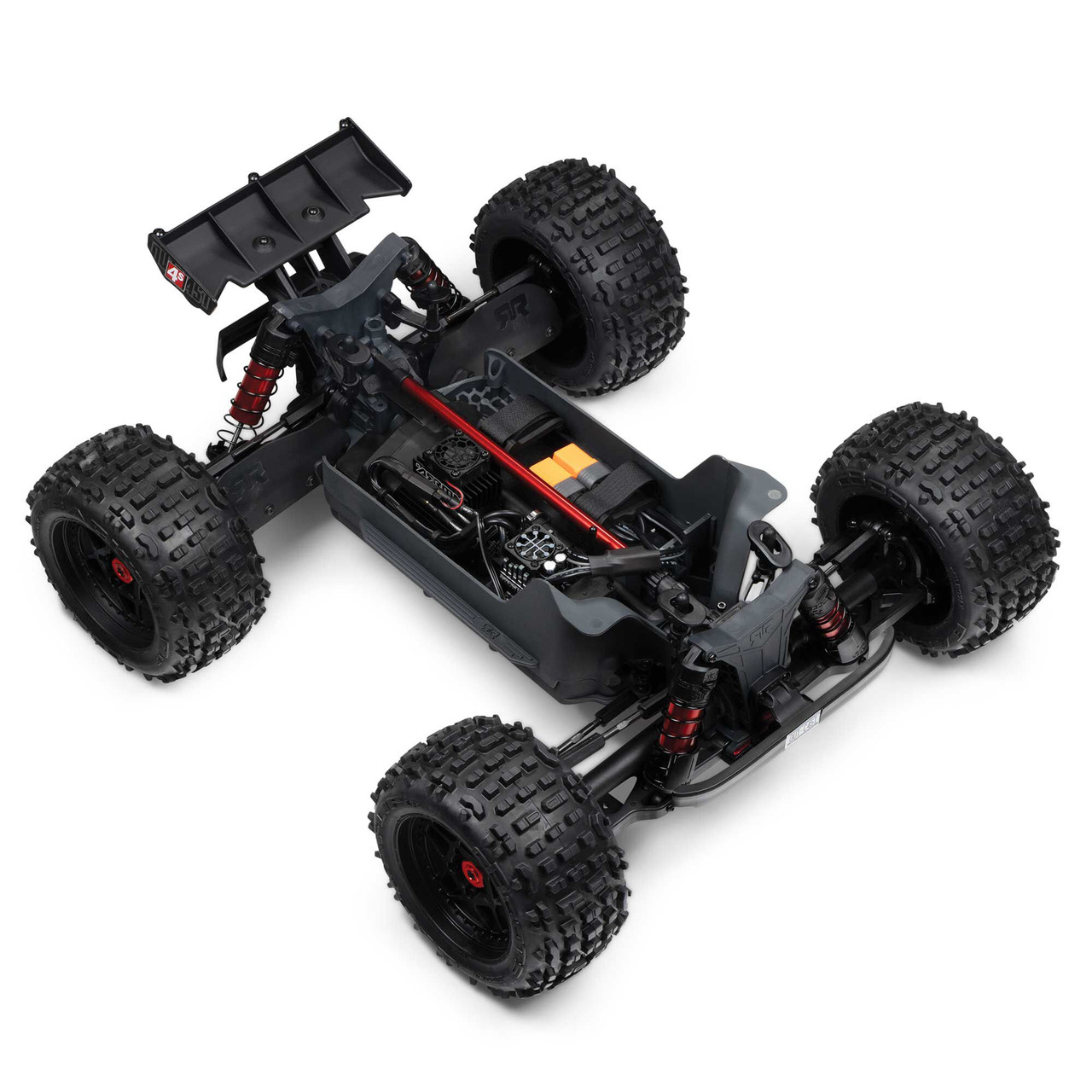 1/10 OUTCAST 4S 4X4 RTR Brushless Stunt Truck, Gun Metal
